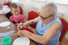 Spoločné tvorivé dielničky s deťmi z MŠ Kšinná